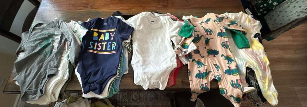 Old Navy Baby Holiday Bodysuit Lot Size 42-pieces